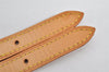 Authentic Louis Vuitton Leather Shoulder Strap For Bucket PM 27.6" Beige K4760