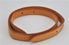 Authentic Louis Vuitton Leather Shoulder Strap For Bucket PM 27.6" Beige K4760