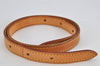 Authentic Louis Vuitton Leather Shoulder Strap For Bucket PM 27.6" Beige K4762