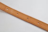 Authentic Louis Vuitton Leather Shoulder Strap For Bucket PM 27.6" Beige K4762