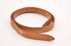 Authentic Louis Vuitton Leather Shoulder Strap For Bucket PM 27.6" Beige K4765