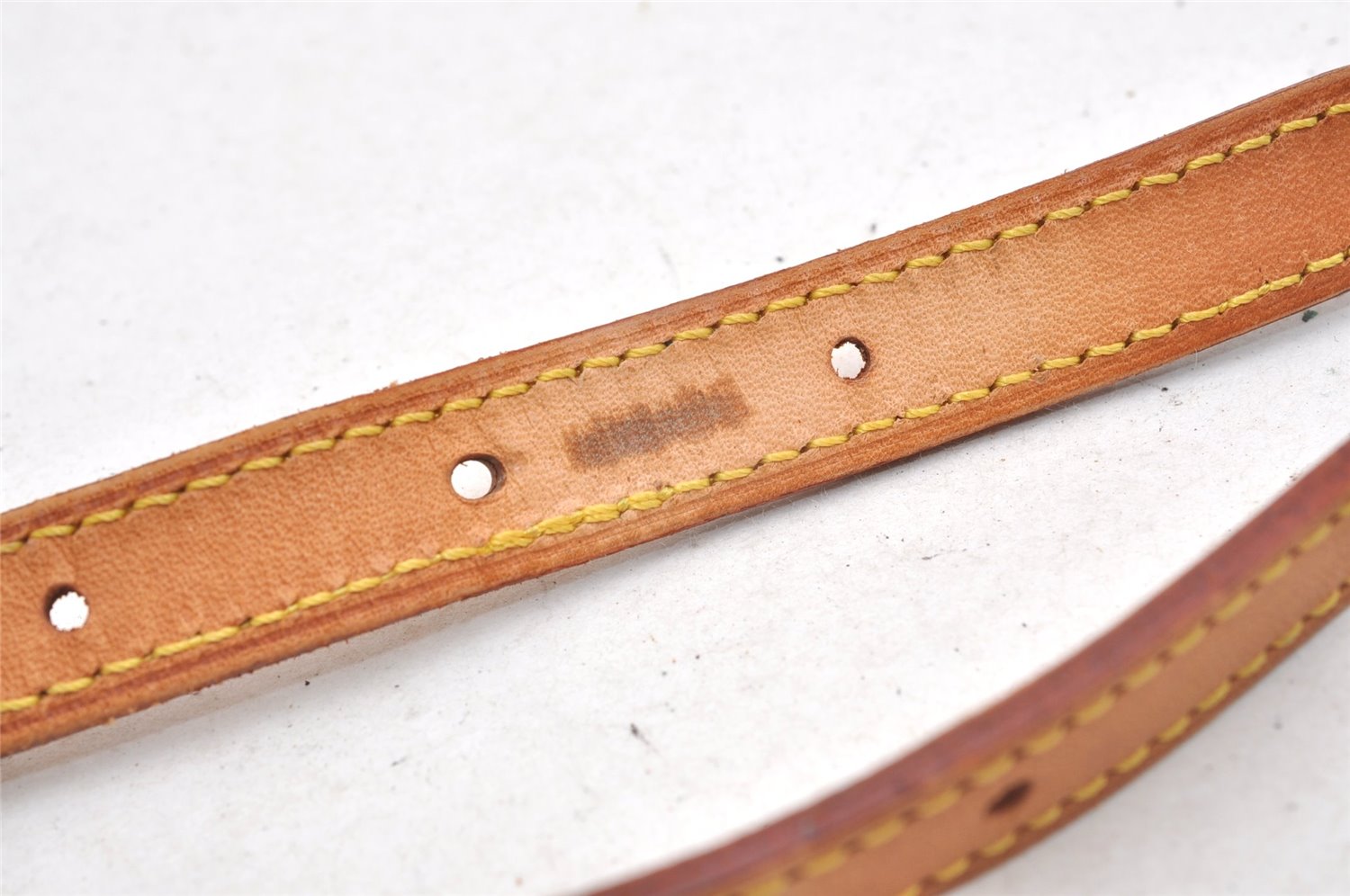 Authentic Louis Vuitton Leather Shoulder Strap For Bucket PM 27.6