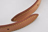 Authentic Louis Vuitton Leather Shoulder Strap For Bucket GM 31.9" Beige K4766