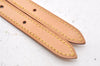 Authentic Louis Vuitton Leather Shoulder Strap For Bucket PM 27.6" Beige K4767