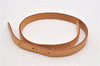 Authentic Louis Vuitton Leather Shoulder Strap For Bucket PM 27.6" Beige K4767