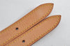 Authentic Louis Vuitton Leather Shoulder Strap For Bucket GM 31.9" Beige K4768