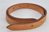 Authentic Louis Vuitton Leather Shoulder Strap For Bucket GM 31.9" Beige K4768