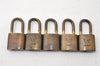 Authentic Louis Vuitton Padlock Gold 10Set LV K4770