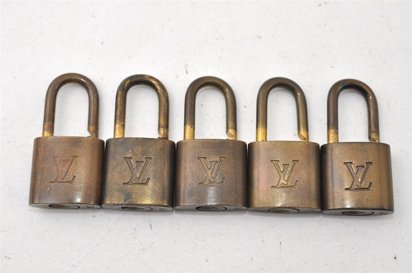 Authentic Louis Vuitton Padlock Gold 10Set LV K4770