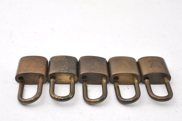 Authentic Louis Vuitton Padlock Gold 10Set LV K4770