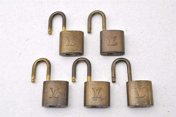 Authentic Louis Vuitton Padlock Gold 10Set LV K4770