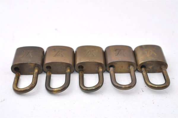 Authentic Louis Vuitton Padlock Gold 10Set LV K4770
