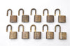 Authentic Louis Vuitton Padlock Gold 10Set LV K4770