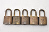 Authentic Louis Vuitton Padlock Gold 10Set LV K4770