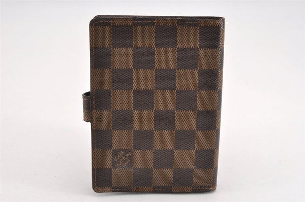 Authentic Louis Vuitton Damier Agenda PM Notebook Cover R20700 LV K4771