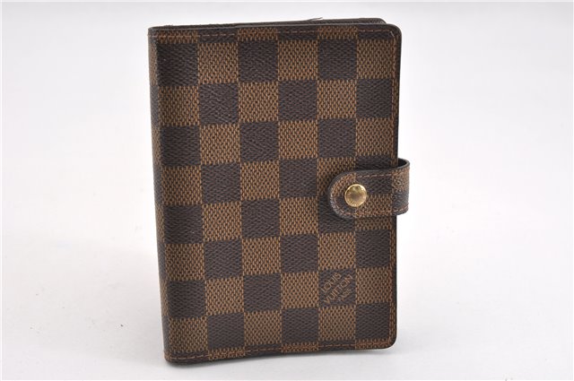 Authentic Louis Vuitton Damier Agenda PM Notebook Cover R20700 LV K4771