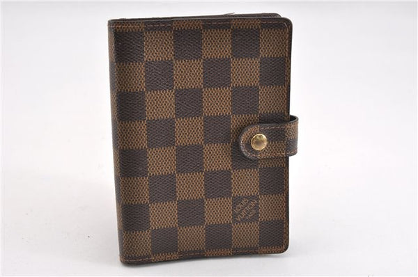 Authentic Louis Vuitton Damier Agenda PM Notebook Cover R20700 LV K4771