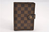 Authentic Louis Vuitton Damier Agenda PM Notebook Cover R20700 LV K4771