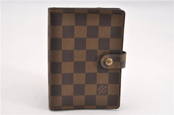 Authentic Louis Vuitton Damier Agenda PM Notebook Cover R20700 LV K4771