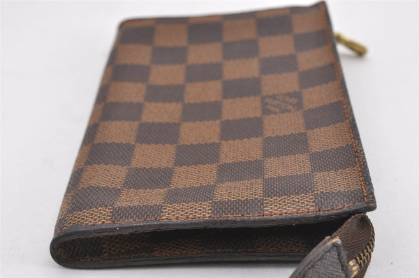 Authentic Louis Vuitton Damier Marais Bucket Pouch Purse Clutch LV K4777