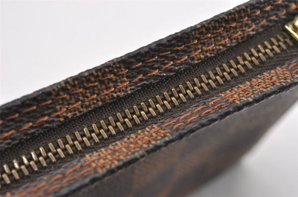 Authentic Louis Vuitton Damier Marais Bucket Pouch Purse Clutch LV K4777