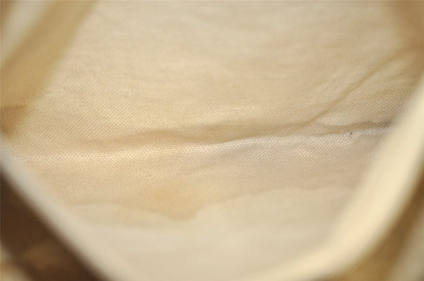 Authentic GUCCI Sukey Shoulder Bag GG Canvas Leather 232955 Beige K4778