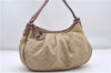 Authentic GUCCI Sukey Shoulder Bag GG Canvas Leather 232955 Beige K4778