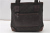 Authentic GUCCI Shoulder Hand Bag Purse GG Canvas Leather 28893 Brown K4779