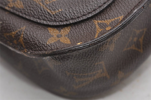 Authentic Louis Vuitton Monogram Saint Cloud GM M51242 Shoulder Cross Bag K4780