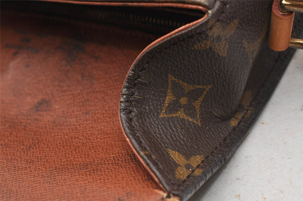 Authentic Louis Vuitton Monogram Saint Cloud GM M51242 Shoulder Cross Bag K4780