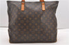 Authentic Louis Vuitton Monogram Cabas Mezzo Shoulder Tote Bag M51151 LV K4781