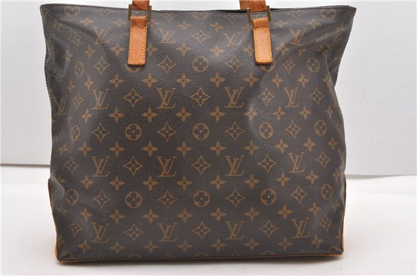 Authentic Louis Vuitton Monogram Cabas Mezzo Shoulder Tote Bag M51151 LV K4781