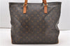 Authentic Louis Vuitton Monogram Cabas Mezzo Shoulder Tote Bag M51151 LV K4781
