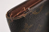 Authentic Louis Vuitton Monogram Porte Tresor Etui Papier Wallet M61202 LV K4782