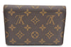 Authentic Louis Vuitton Monogram Porte Tresor Etui Papier Wallet M61202 LV K4782