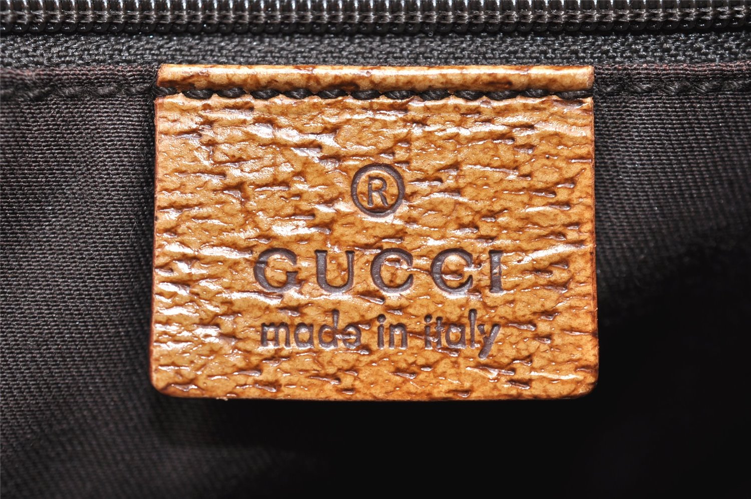 Authentic GUCCI Shoulder Hand Tote Bag GG Canvas Leather 113016 Beige K4784