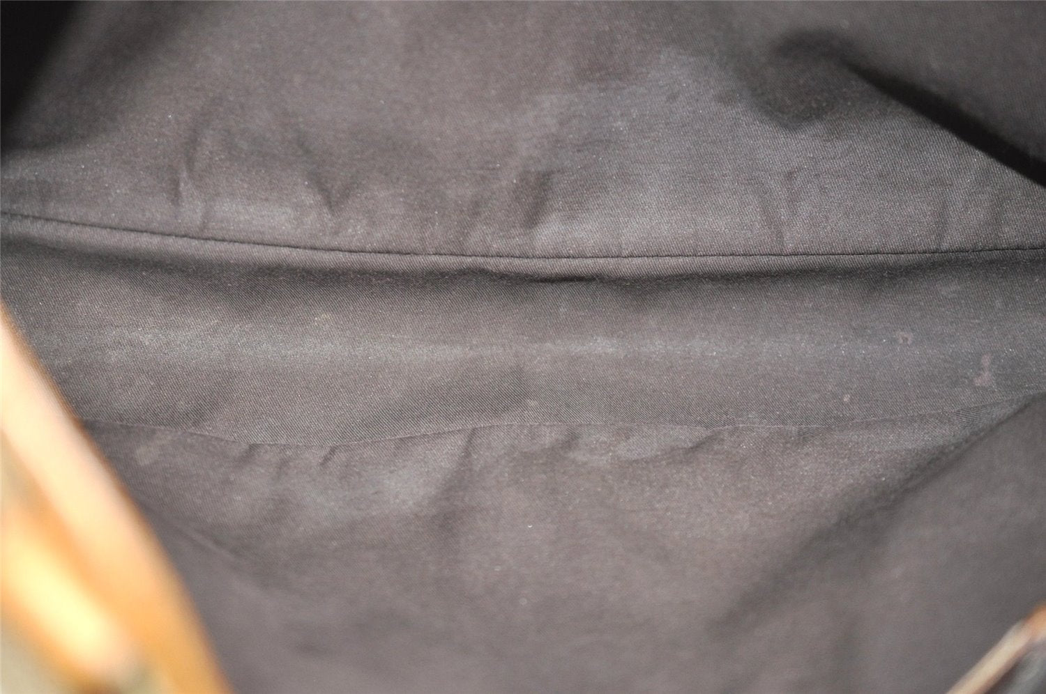 Authentic GUCCI Shoulder Hand Tote Bag GG Canvas Leather 113016 Beige K4784