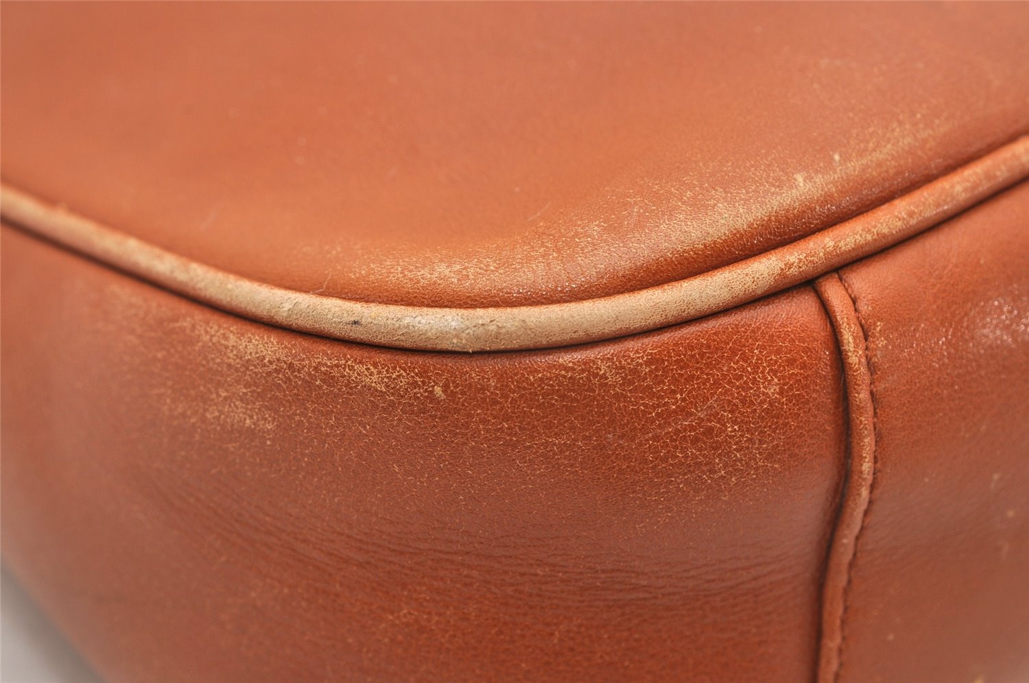 Authentic GUCCI Bamboo 2Way Shoulder Tote Bag Nylon Leather Brown Junk K4786