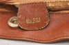 Authentic GUCCI Bamboo 2Way Shoulder Tote Bag Nylon Leather Brown Junk K4786
