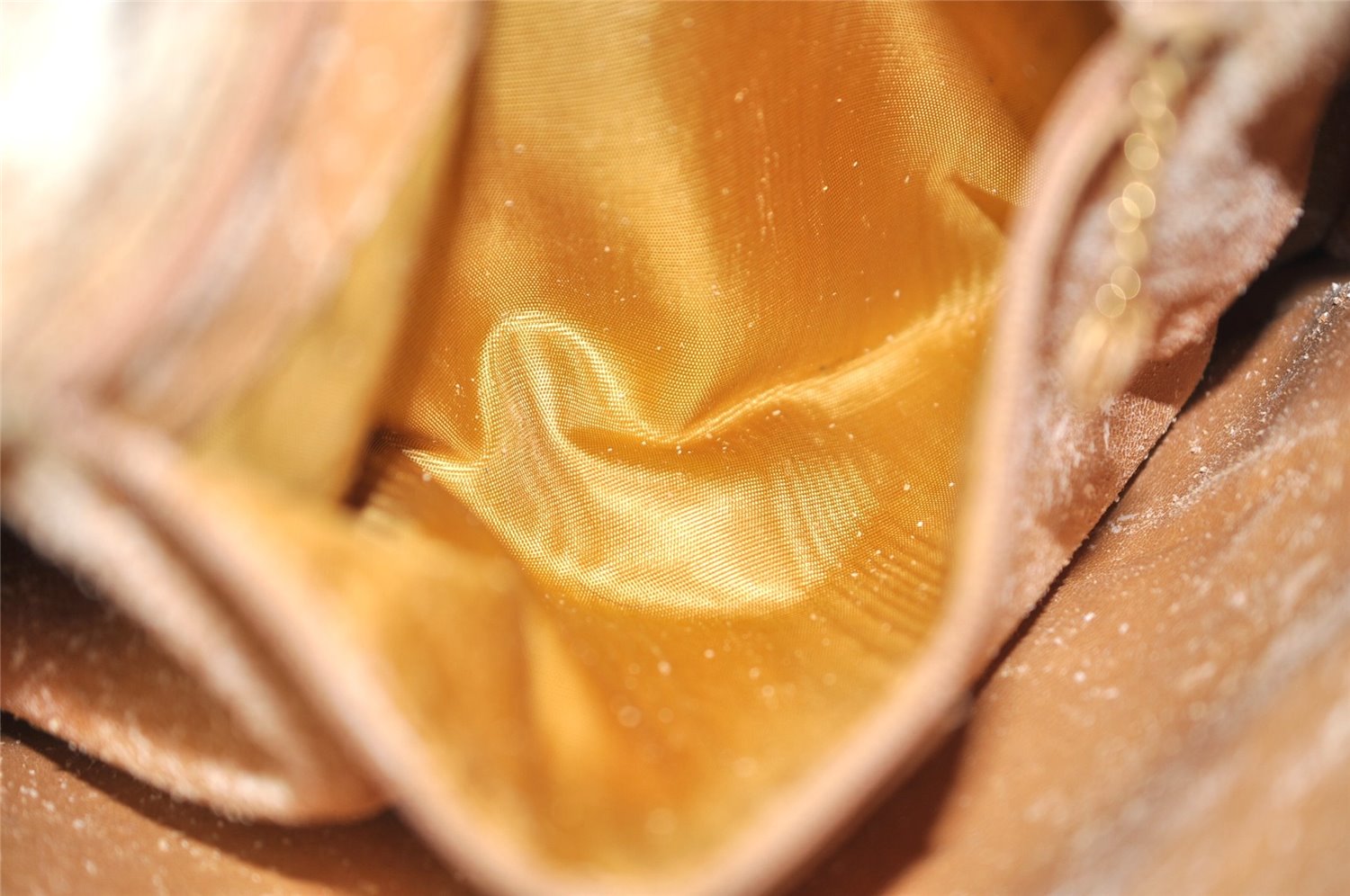 Authentic GUCCI Bamboo 2Way Shoulder Tote Bag Nylon Leather Brown Junk K4786