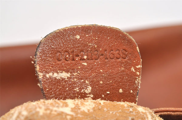 Authentic GUCCI Bamboo 2Way Shoulder Tote Bag Nylon Leather Brown Junk K4786