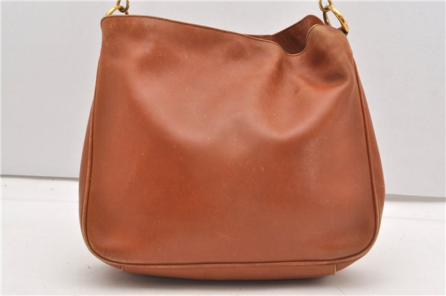 Authentic GUCCI Bamboo 2Way Shoulder Tote Bag Nylon Leather Brown Junk K4786