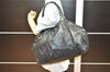 Authentic GUCCI Sukey Vintage Shoulder Tote Bag Leather 211943 Black K4787