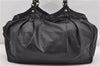 Authentic GUCCI Sukey Vintage Shoulder Tote Bag Leather 211943 Black K4787