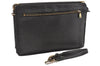 Authentic Louis Vuitton Epi Enghien 2Way Shoulder Clutch Bag M52112 Black K4789