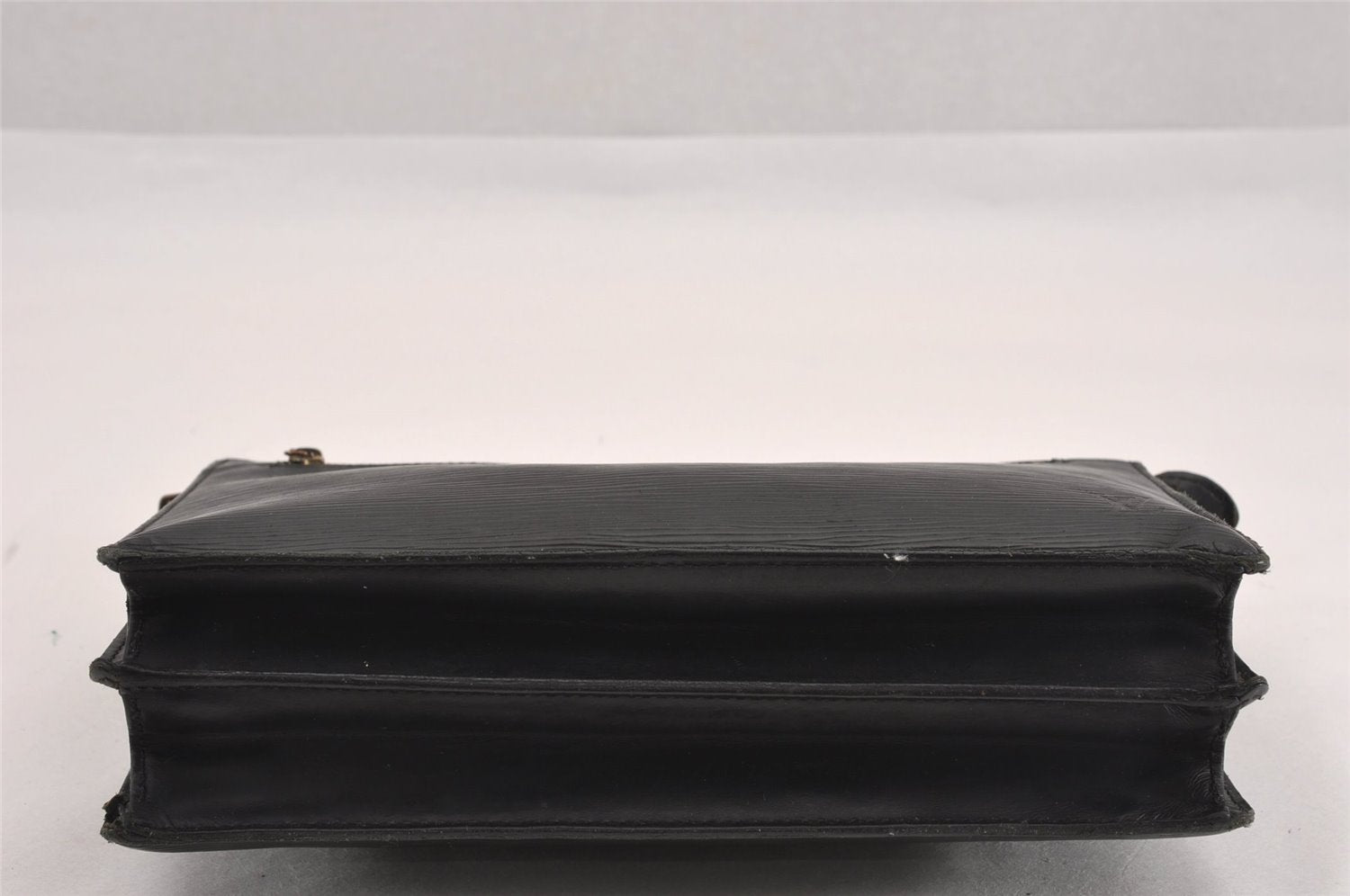 Authentic Louis Vuitton Epi Enghien 2Way Shoulder Clutch Bag M52112 Black K4789