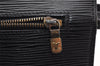 Authentic Louis Vuitton Epi Enghien 2Way Shoulder Clutch Bag M52112 Black K4789