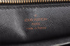 Authentic Louis Vuitton Epi Enghien 2Way Shoulder Clutch Bag M52112 Black K4789