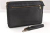 Authentic Louis Vuitton Epi Enghien 2Way Shoulder Clutch Bag M52112 Black K4789