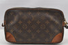 Authentic Louis Vuitton Monogram Marly Dragonne GM M51825 Clutch Hand Bag K4791